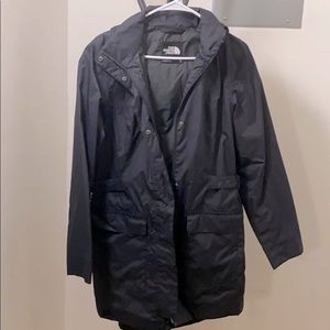 NORTH FACE Rain Jacket - Navy Blue - Size M